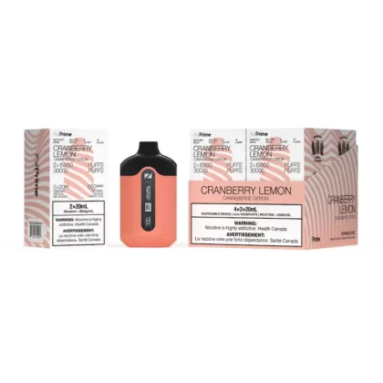 ZPrime Disposable Vape – Zpods – 30K Puff Combo – Cranberry Lemon