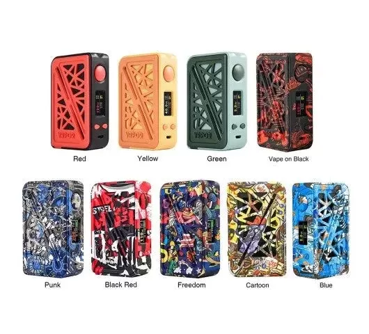 Vapor Storm Subverter 2 Box Mod - Colour#Freedom>Black Red