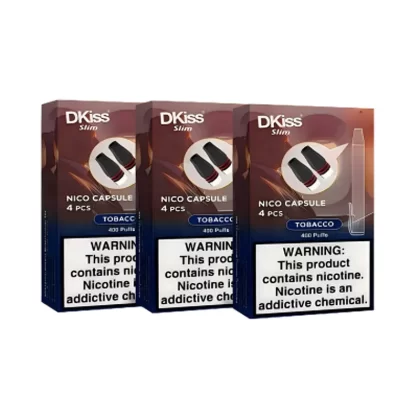DKiss Slim Replacement Nico Capsule - 400 Puffs (4pcs) - Berry Mix