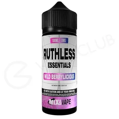 Wild Berrylicious Shortfill E-Liquid by Ruthless Essentials 100ml