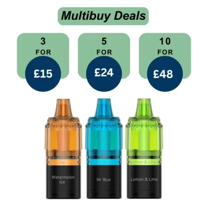 Fumot RandM TornadoT7000 Prefilled Refill Pods | Only For £5.99 | Any 3 For £15 - Raspberry Watermelon