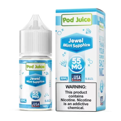 Pod Juice SALT - Jewel Mint Saphire - 30ML E-Liquid - 55MG