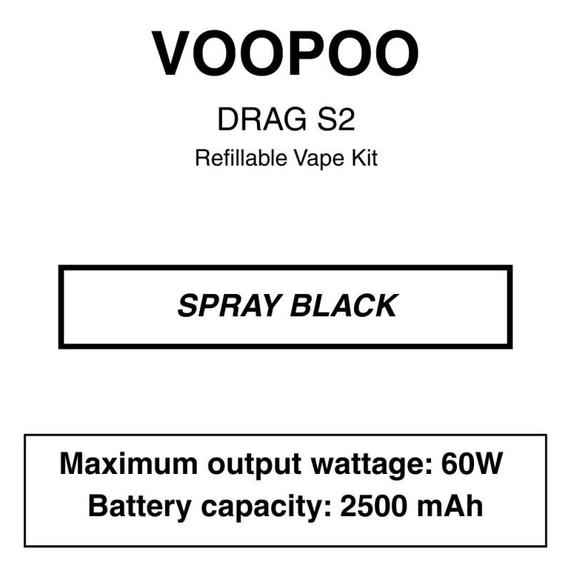 Voopoo – Drag S2 – Pod Mod – 5ml – Compatible with PnP X Coils - Vapeys Co Nz - Image 3
