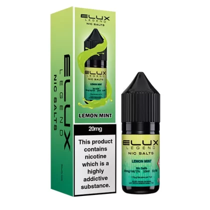 Elux Legend Lemon Mint Nic Salt E-Liquids - 10mg
