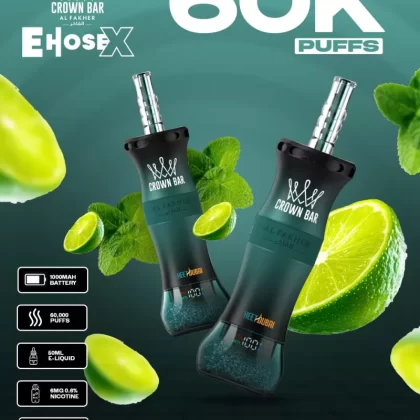 Al Fakher Vape CrownBar 60000 - Lemon Lime