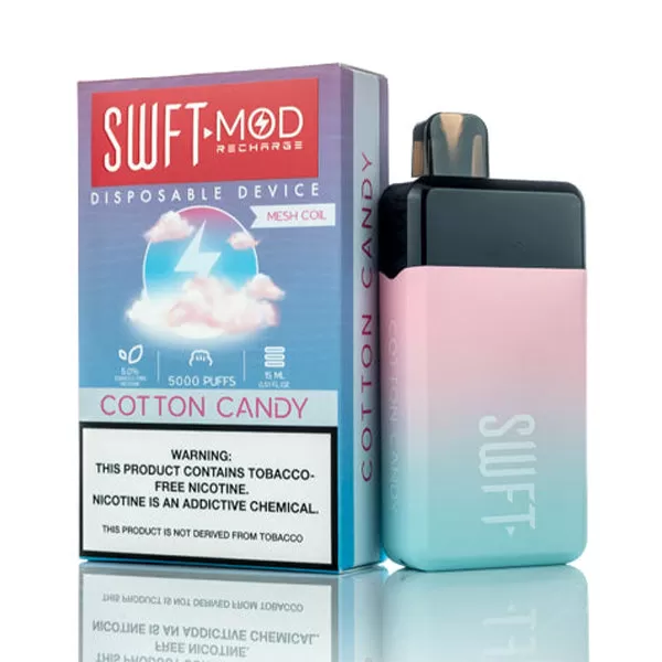SWFT Mod Disposable 5000 Puffs 15mL 50mg *** - Kiwi Berry Ice - Image 3