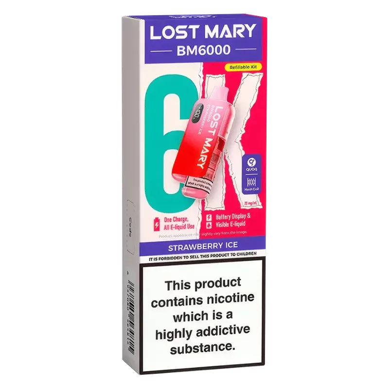 Lost Mary BM6000 Strawberry Ice Prefilled Pod Kit - Ecigpremium