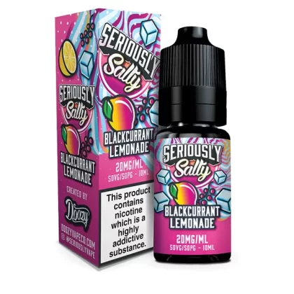 Seriously Salty Blackcurrant Lemonade Nic Salt E-Liquid - Vape Product, Vape Product