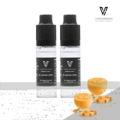 Vapoursson e-Liquid – Butterscotch 0mg 10ml Bottle x 2 Pack | Cigee