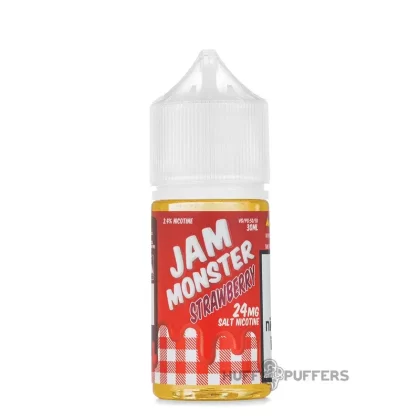 Jam Monster Salt – Strawberry 30mL - Nicotine Strength#24mg>48mg
