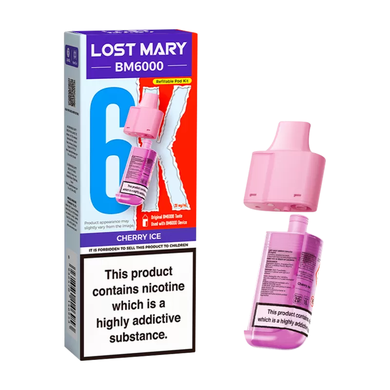 Cherry Ice Lost Mary BM6000 Refill Pack - Ecigwizard