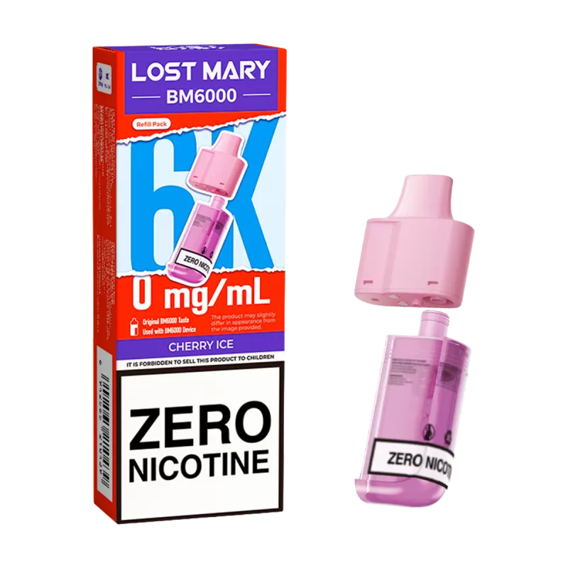 Cherry Ice Lost Mary BM6000 Refill Pack - Ecigwizard - Image 3