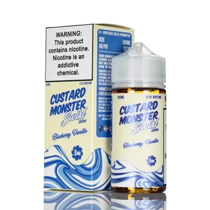 Custard Monster – Blueberry Vanilla Swirl – 100mL