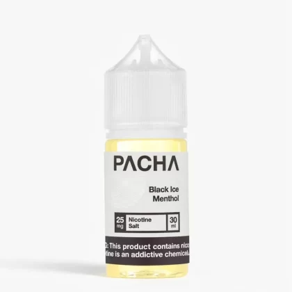 PACHA Salt Black Ice Menthol 30mL Cucumber Blackberry - Vape Product, Vape Product