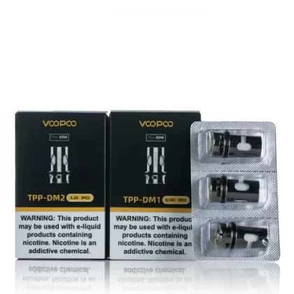 VOOPOO TPP Coils - 3 Pack; DM1 - 0.15 Ohm, DM2 - 0.2 Ohm