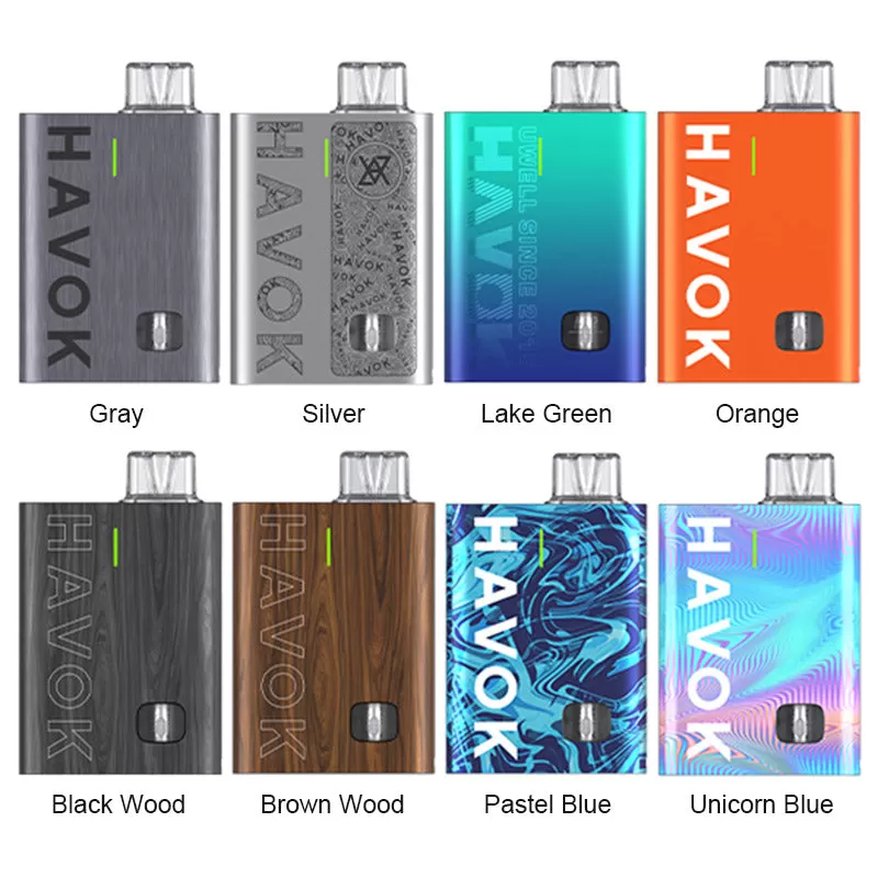 Uwell Havok R Pod Kit 22W - Unicorn Blue - Image 2