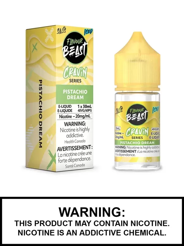 Pistachio Dream Iced by Flavour Beast Cravin Series Salts