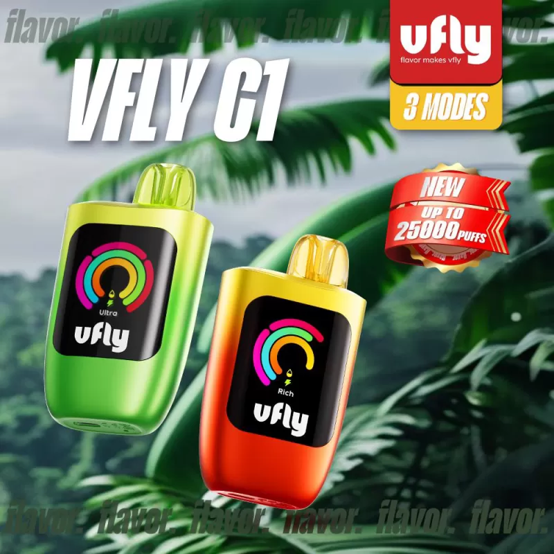 VFLY C1 25K Powered by SKE Disposable Device – 25,000 Puffs - Key Lime & Lemon