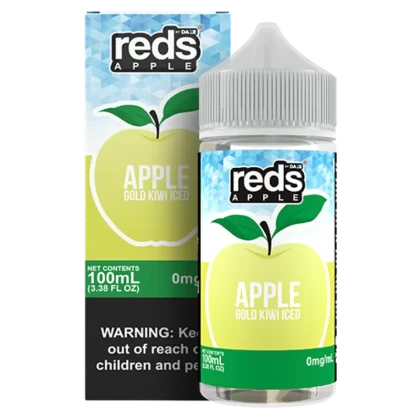 Gold Kiwi Ice by 7Daze Reds 100mL - 0MG