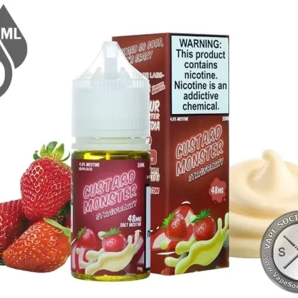 Strawberry Custard Monster Salt 30ml