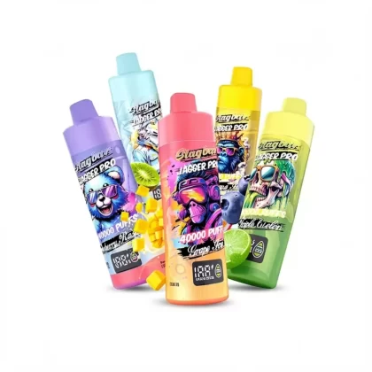 Stag Bar Jagger Pro 40000 Puffs Smart Screen 40K Vape - Coco Loco, Sex On The Beach; 2-nicotine, 5-nicotine (4536B3)