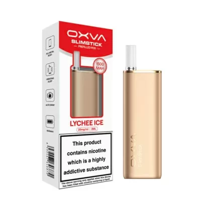 OXVA SlimStick Prefilled Pod Cartridge Kit - Black with Kiwi Passion Fruit