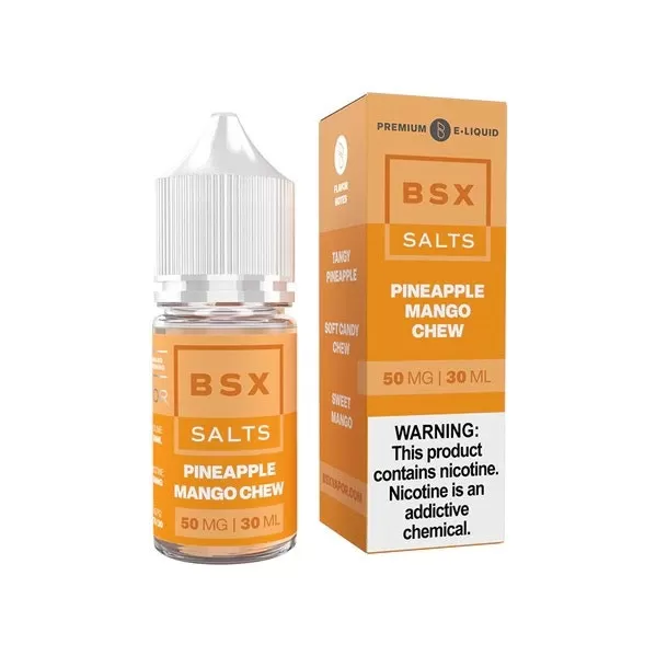 Glas – BSX Salt – Pineapple Mango Chew ‚Äì 30ml