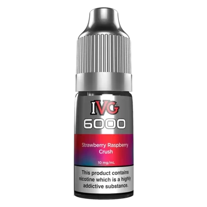 IVG 6000 Strawberry Raspberry Nic Salt Vape Juice
