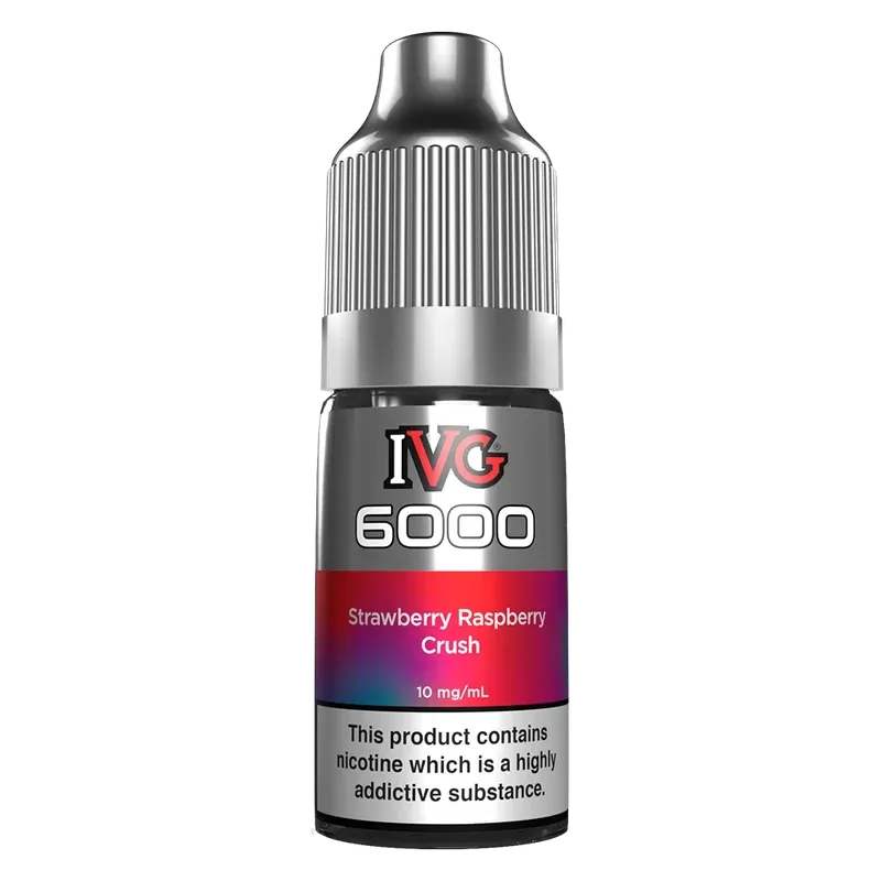 IVG 6000 Strawberry Raspberry Nic Salt Vape Juice