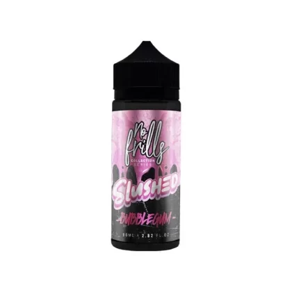 No Frills Slushed 80 ml Shortfill E-Liquid – 0 mg Nikotin (80VG/20PG) - Geschmack#Kaugummi>Grün>Gelb>Blau