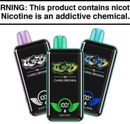 CHRIS BROWN CB15K DISPOSABLE VAPE – 15,000 PUFFS - Vapejuice