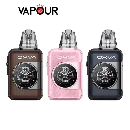 OXVA Xlim SQ Pro 2 Vape Kit - Black Carbon, Black Leather