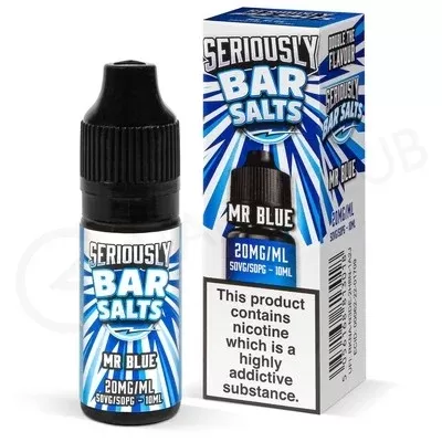 Mr Blue Nic Salt E-Liquid by Seriously Bar Salts - Ecigpremium