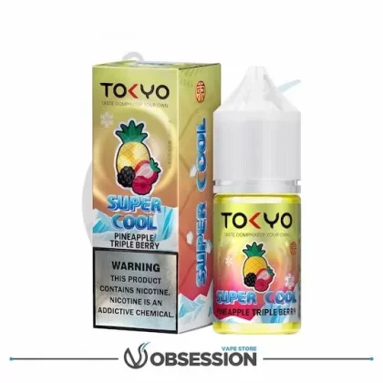 Tokyo Pineapple Triple Berry Super Cool Salt E-Liquid | 30ml