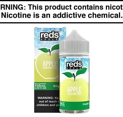 GOLD KIWI APPLE ICED BY REDS E JUICE 100ML - Vapejuice