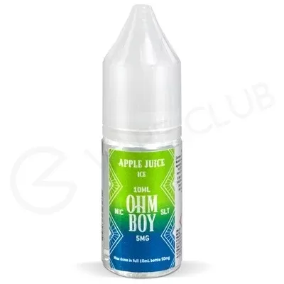 Apple Juice Ice Nic Salt E-Liquid by Ohm Boy SLT