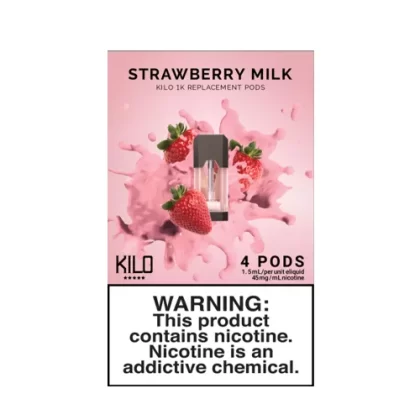 Strawberry Milk – Pack of 4 Pods by Kilo 1K