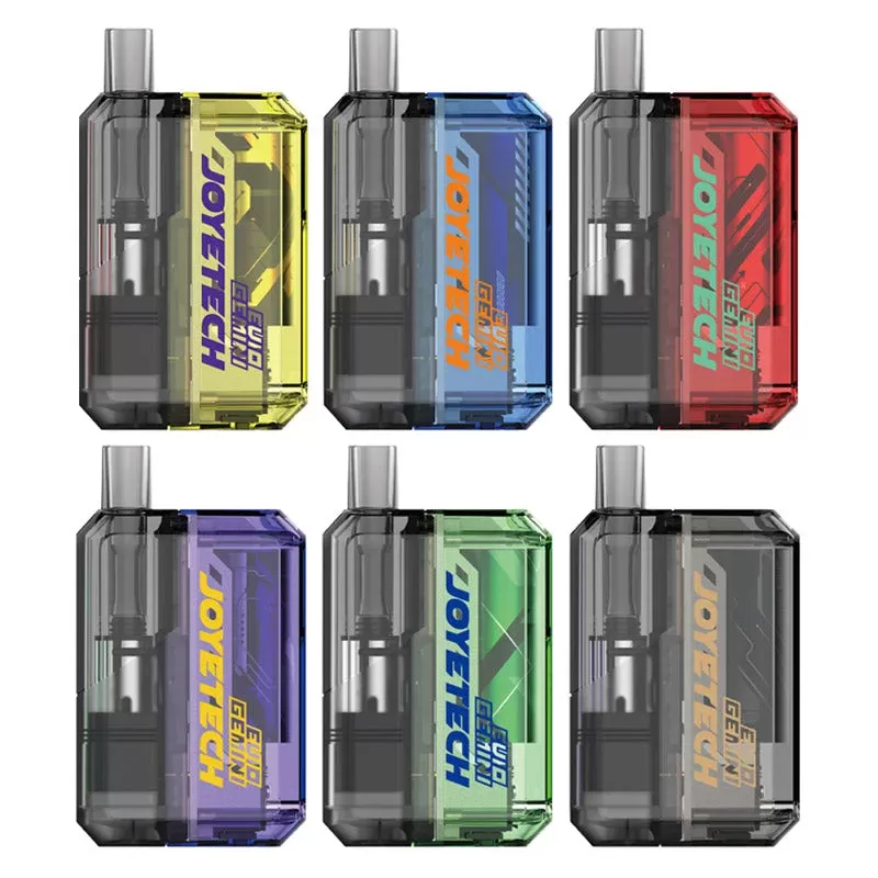 Joyetech EVIO Gemini Pod System Kit 650mAh - Color#Yellow>Red>Blue>Purple>Green>Black