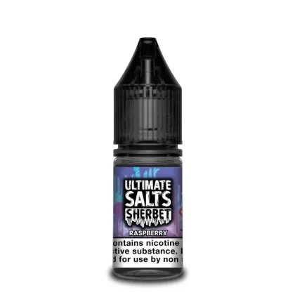 Ultimate Salts – Sherbet: Raspberry – 10ml - B. 10mg, D. 20mg; 10ml - TPD Compliant