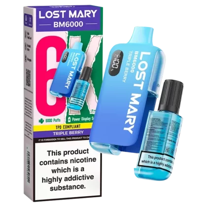 Triple Berry Lost Mary BM6000 Big Puff – 6000 Puffs (5 or 10 Packs)