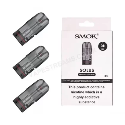 Smok Solus Replacement Pods - Vapestreams Co