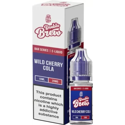 OHM BREW DOUBLE BREW WILD CHERRY COLA 10ML NIC SALT E-LIQUID - Strength#5MG>10MG>20MG