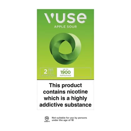 Vuse Pro Apple Sour Pods (2 Pack) - Strength#12mg>18mg (7F5664)