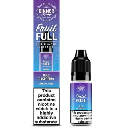 BLUE RASPBERRY BAR SALTS DINNER LADY FRUIT FULL 10ML E-LIQUID - 20mg