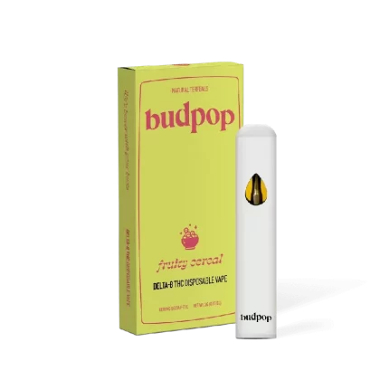 BudPop Delta 8 Disposable Vape Pen – Fruity Cereal - size#2-Gram~pack size#Single>3-Pack>5-Pack (77A1C1)