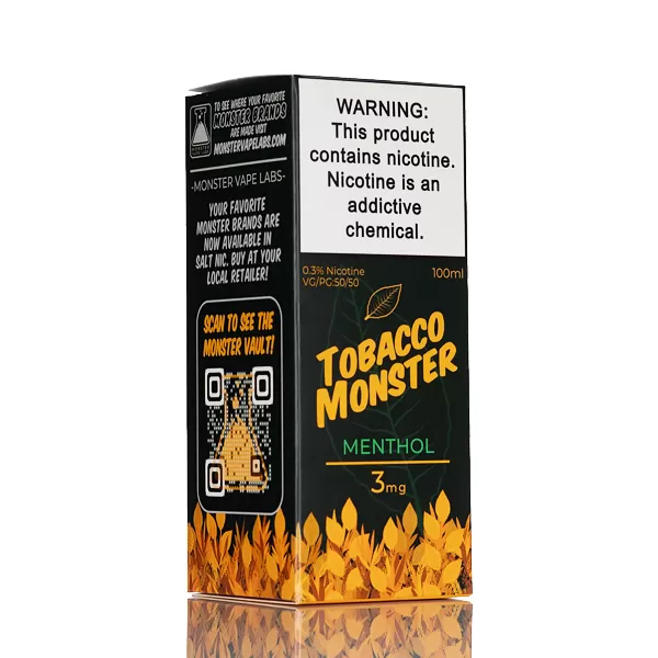 Tobacco Monster - Menthol - 100mL - 3mg - Image 3