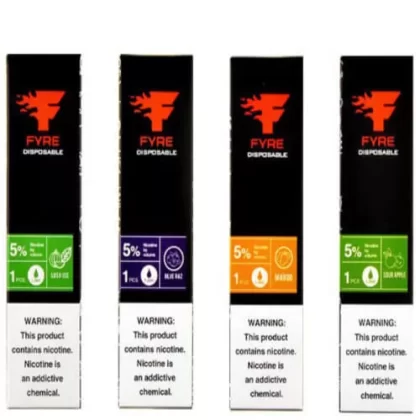 Smok Fyre Disposable Vape 300 Puffs - Blueberry, Banana Ice (C9DBD7)