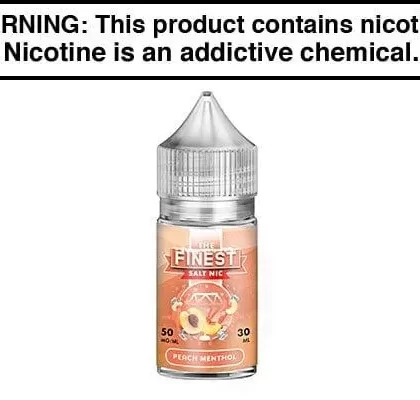 PEACH MENTHOL BY THE FINEST SALT NIC 30ML - Vapejuice
