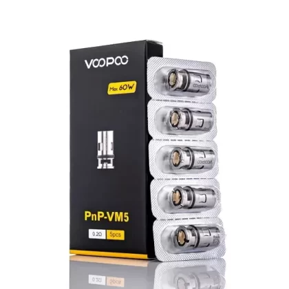 Voopoo PnP VM5 Mesh Coils 0.2 Ohm, Pack of 5