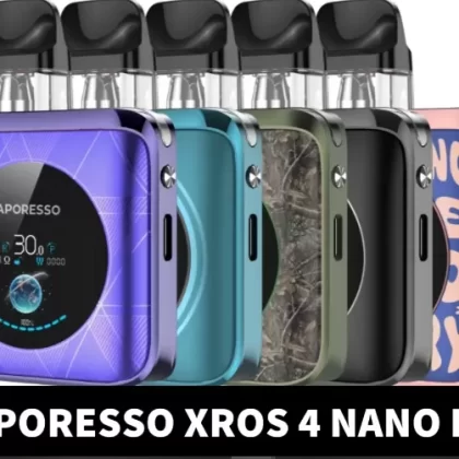 VAPORESSO Xros 4 Nano Pod System in Dubai - Vapesmokezone